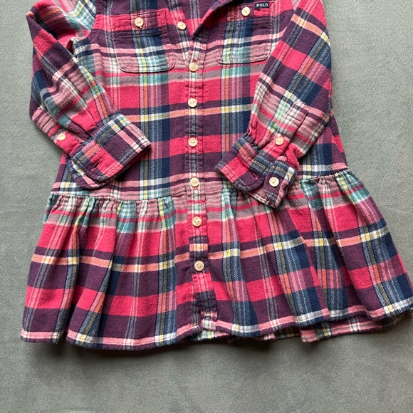 Polo RL Flannel Dress - Picture 3 of 6